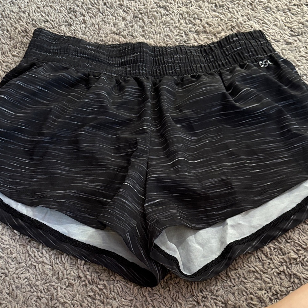 DSG Women's Black and Gray Athletic Shorts